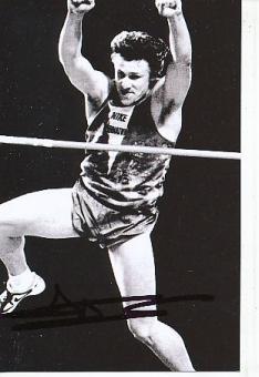 Sergej Bubka   Ukraine  Leichtathletik  Autogramm Foto  original signiert 