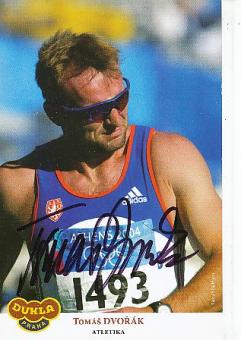Tomas Dvorak   Tschechien  Leichtathletik  Autogrammkarte  original signiert 