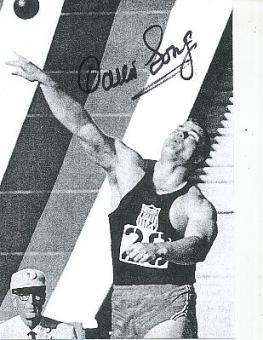 Dallas Long USA  Leichtathletik  Autogrammkarte  original signiert 
