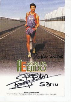 Francisco Fernandez  Spanien  Leichtathletik  Autogrammkarte  original signiert 