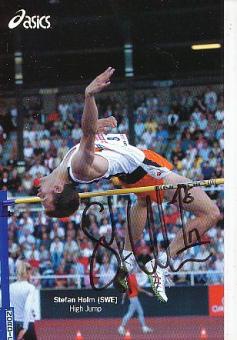 Stefan Holm  Schweden  Leichtathletik  Autogrammkarte  original signiert 