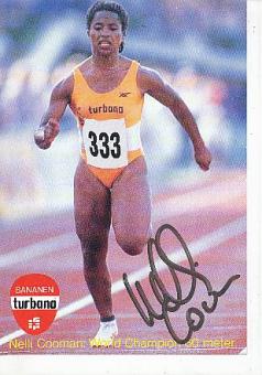 Nelli Cooman   Holland  Leichtathletik  Autogrammkarte  original signiert 