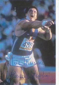 Alessandro Andrei   Italien  Leichtathletik  Autogrammkarte  original signiert 