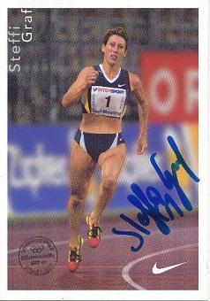 Steffi Graf  Österreich  Leichtathletik  Autogrammkarte  original signiert 