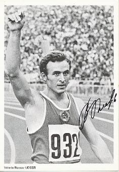 Walerij Borsow UDSSR Olympiasieger 1972  Leichtathletik  Autogrammkarte  original signiert 