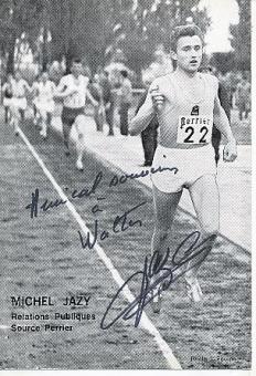 Michel Jazy Frankreich  Leichtathletik  Autogrammkarte  original signiert 