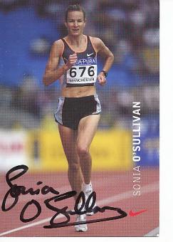 Sonia O’Sullivan Irland   Leichtathletik  Autogrammkarte  original signiert 