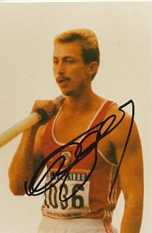 Maksim Tarasov  Rußland Leichtathletik Olympia    Leichtathletik  Autogramm Foto  original signiert 