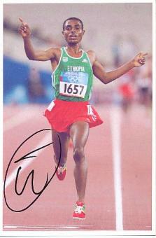 Kenenisa Bekele   Äthiopien   Leichtathletik  Autogramm Foto  original signiert 