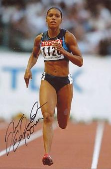 Torri Edwards   USA   Leichtathletik  Autogramm Foto  original signiert 