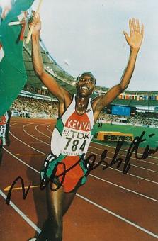 Moses Kiptanui   Kenia  Leichtathletik  Autogramm Foto  original signiert 