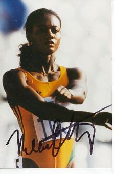 Merlene Ottey   Jamaika  Leichtathletik  Autogramm Foto  original signiert 