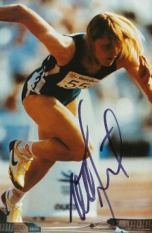 Irina Privalova   Rußland  Leichtathletik  Autogramm Foto  original signiert 