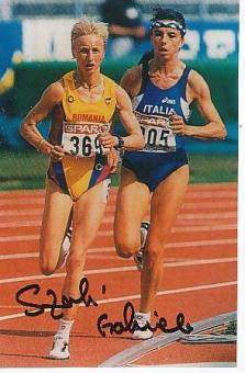 Gabriela Szabo Rumänien   Leichtathletik  Autogramm Foto  original signiert 
