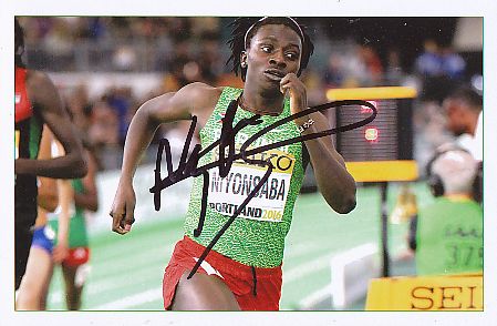 Francine Niyonsaba  Burundi  Leichtathletik  Autogramm Foto  original signiert 