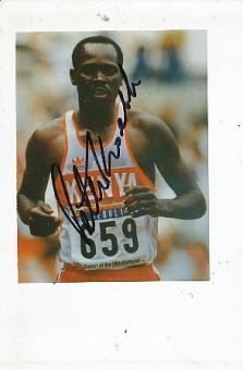 ?  Kenia   Leichtathletik  Autogramm Foto  original signiert 