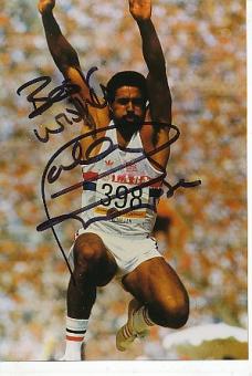 Daley Thompson   GB   Leichtathletik  Autogramm Foto  original signiert 