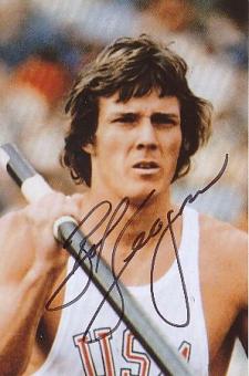 Bob Seagren  USA   Leichtathletik  Autogramm Foto  original signiert 