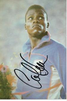 Carl Lewis  USA  9 x Olympiasieger  Leichtathletik  Autogramm Foto  original signiert 