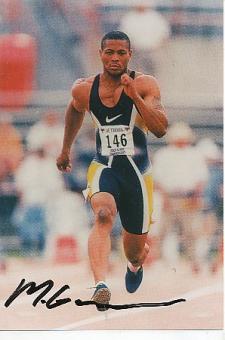 Maurice Greene  USA Leichtathletik  Autogramm Foto  original signiert 