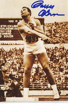 Parry O’Brien † 2007 USA 2 x Olympiasieger 1952 + 1956   Leichtathletik  Autogramm Foto  original signiert 