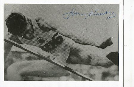 John Winter † 2007 Australien Olympiasieger 1948   Leichtathletik  Autogramm Foto  original signiert 