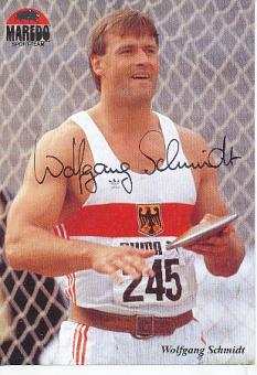 Wolfgang Schmidt    Leichtathletik  Autogrammkarte  original signiert 