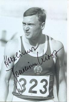 Joachim Kirst   DDR  Leichtathletik  Autogramm Foto  original signiert 