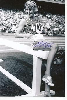 Jutta Heine  Leichtathletik  Autogramm Foto  original signiert 