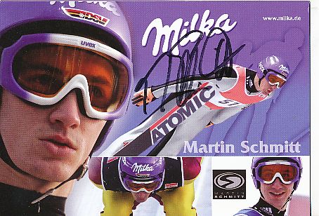 Martin Schmitt   Skispringen  Autogrammkarte  original signiert 