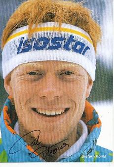 Dieter Thoma   Skispringen  Autogrammkarte  original signiert 