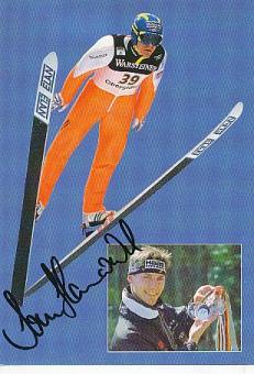 Sven Hannawald   Skispringen  Autogrammkarte  original signiert 