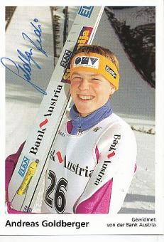 Andreas Goldberger   Österreich  Skispringen  Autogrammkarte  original signiert 