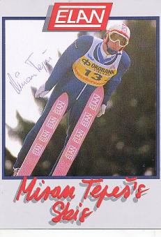 Miran Tepes   Jugoslawien  Skispringen  Autogrammkarte  original signiert 