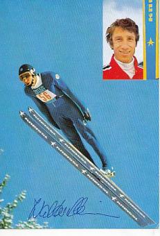 Walter Steiner   Schweiz   Skispringen  Autogrammkarte  original signiert 