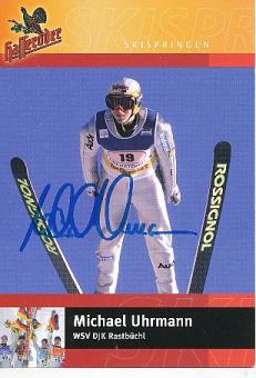 Michael Uhrmann   Skispringen  Autogrammkarte  original signiert 