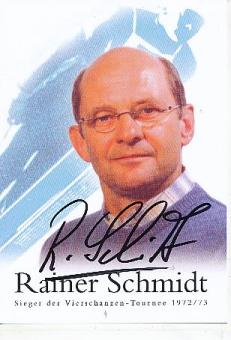 Rainer Schmidt   Skispringen  Autogrammkarte  original signiert 