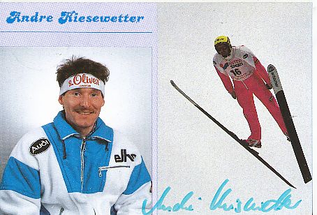 Andre Kiesewetter   Skispringen  Autogrammkarte  original signiert 