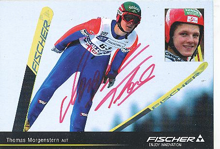 Thomas Morgenstern   Österreich   Skispringen  Autogrammkarte  original signiert 