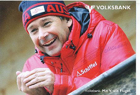 Ernst Vettori   Österreich   Skispringen  Autogrammkarte  original signiert 