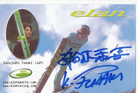 Kazuyoshi Funaki   Japan   Skispringen  Autogrammkarte  original signiert 