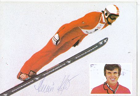 Armin Kogler  Österreich   Skispringen  Autogrammkarte  original signiert 