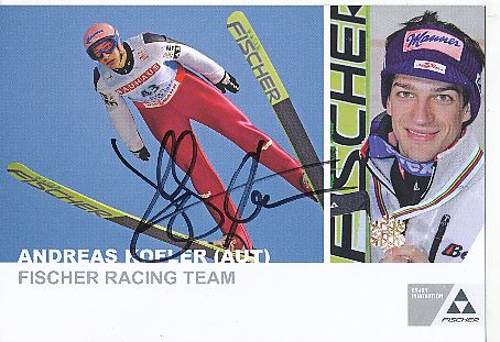 Andreas Kofler  Österreich   Skispringen  Autogrammkarte  original signiert 
