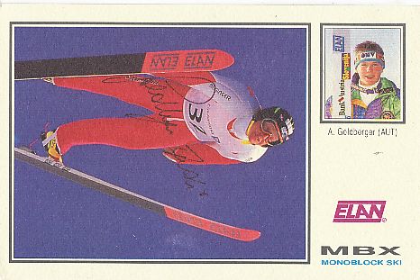 Andreas Goldberger   Österreich   Skispringen  Autogrammkarte  original signiert 