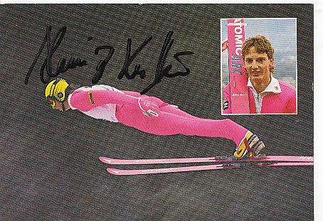 Heinz Kuttin   Österreich   Skispringen  Autogrammkarte  original signiert 