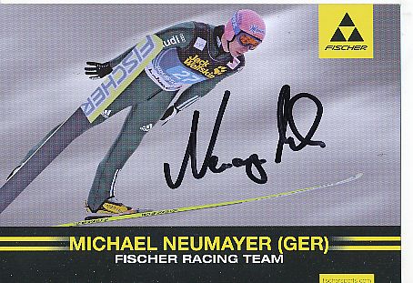 Michael Neumayer   Skispringen  Autogrammkarte  original signiert 