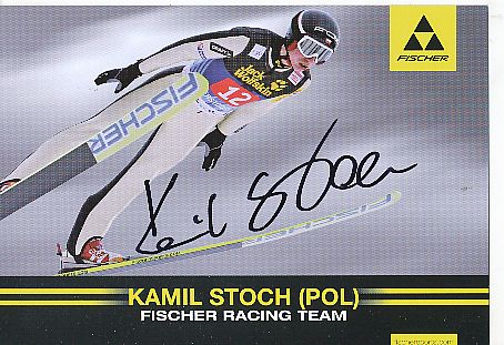 Kamil Stoch   Polen   Skispringen  Autogrammkarte  original signiert 