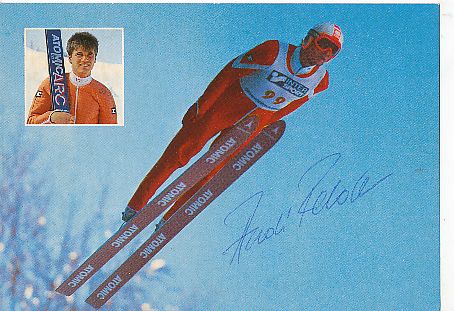 Andreas Felder   Skispringen  Autogrammkarte  original signiert 