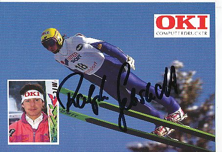 Ralph Gebstedt   Skispringen  Autogrammkarte  original signiert 
