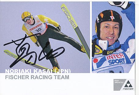 Noriaki Kasai   Japan  Skispringen  Autogrammkarte  original signiert 